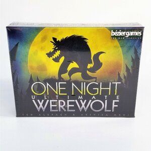 One Night Ultimate Werewolf Card Game Bezier SEALED New MIP Group Party Game